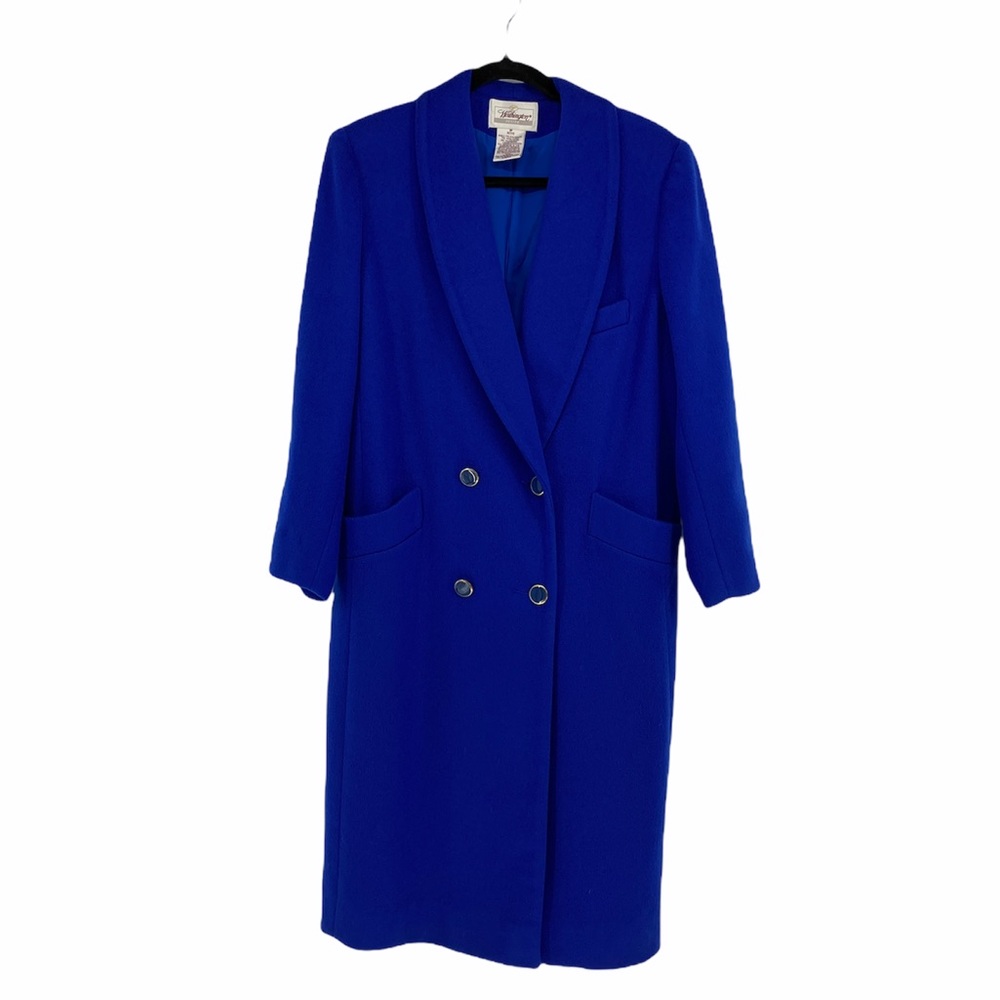 Worthington Wool Coat Royal Blue Size 8 p.